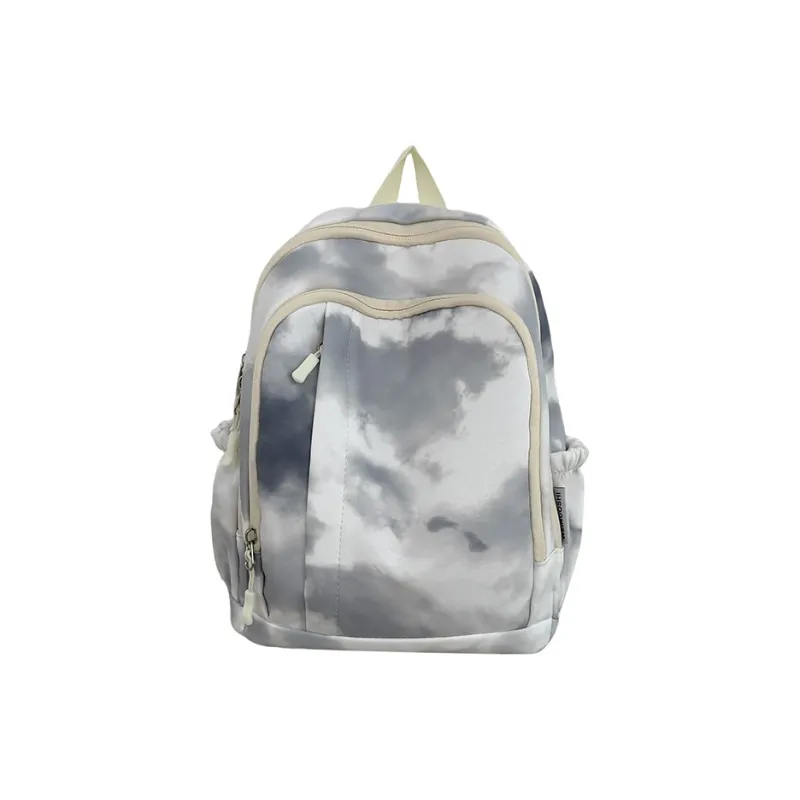 KAKAXI Nylon Backpack Women's Gray/Purple/Yellow/Blue/Pink-0