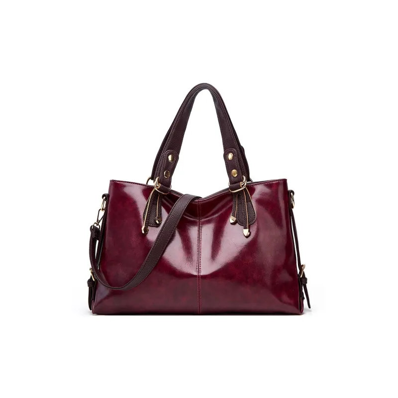 TTaG．baG PU Shoulder Bag Women's Black/Blue/Burgundy/Fuchsia/Brown/Green-6
