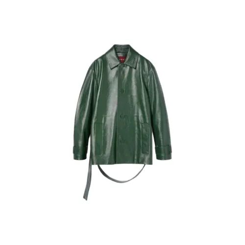 GUCCI Trench Coats Men Green