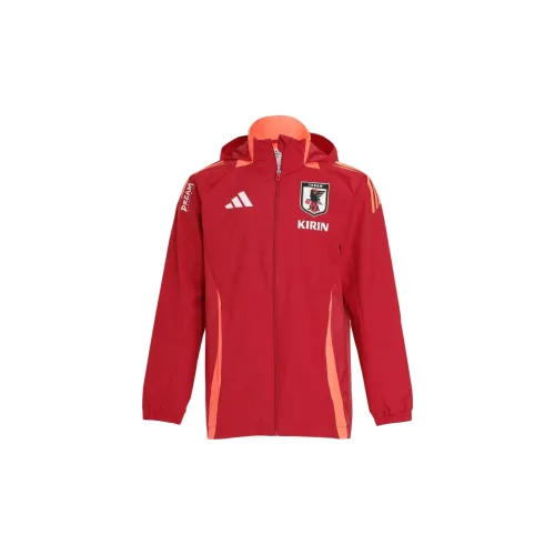 Adidas Japanese Football Team Olympic Series Jackets Men Red