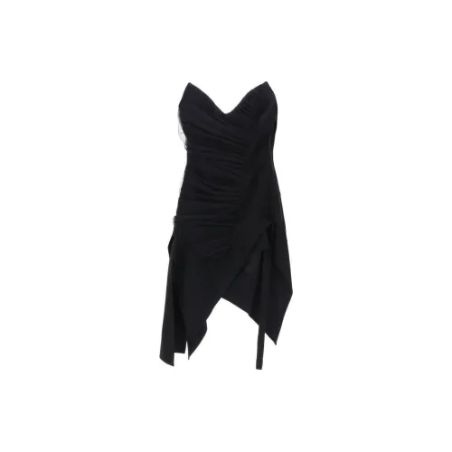 Mugler Sleeveless Dresses Women's Black