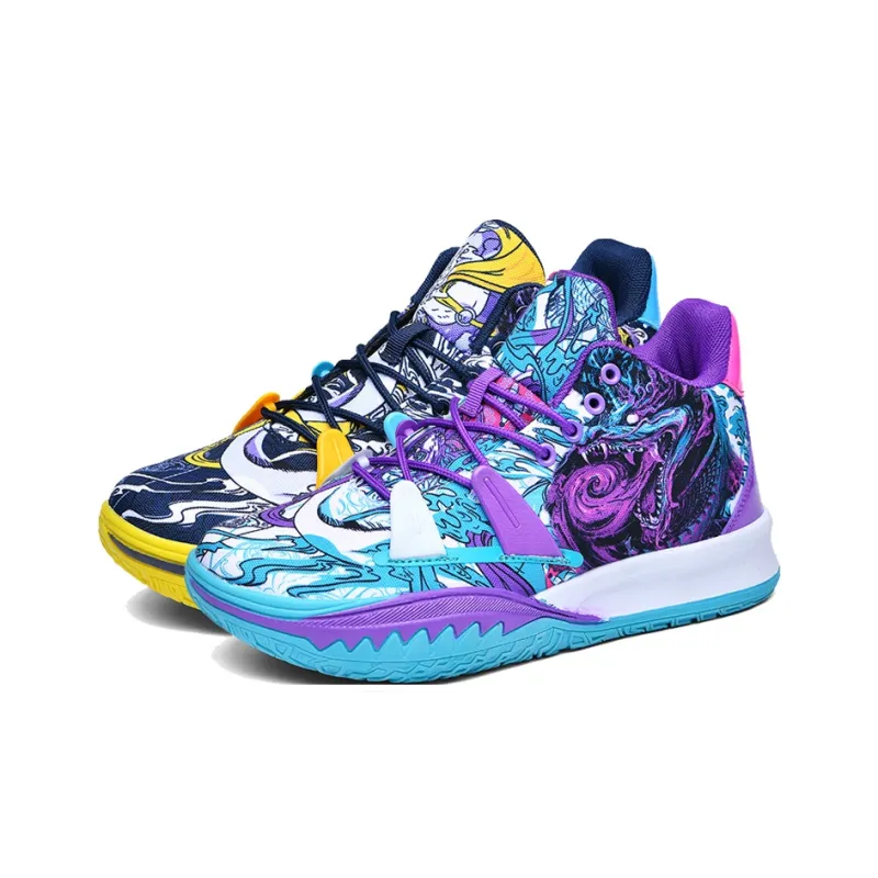 Black tailed Deer Slip Resistant, Abrasion Resistant, Breathable Mid Top Basketball Shoes Unisex-26
