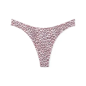 Victoria's Secret Stretch Cotton High-Leg Scoop Thong Panty / P P L Underpants Women's 1 Pack Pink