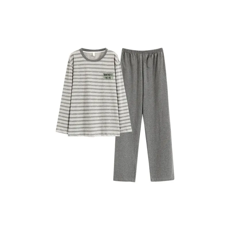 FENTENGCARE Pajama Set Men's Heather Gray-0