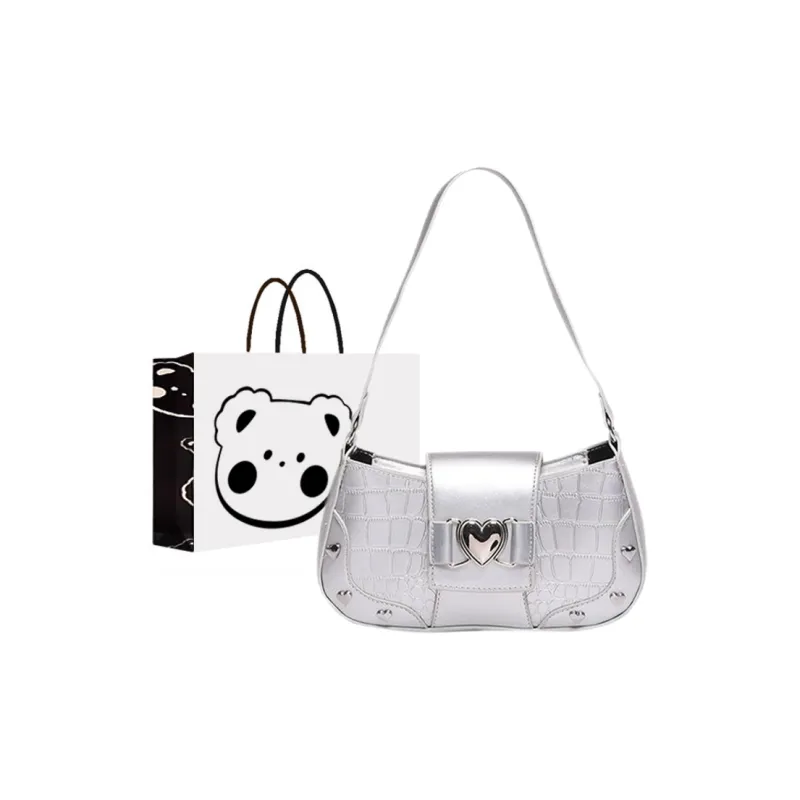 NX DOUGHNUT PU Shoulder Bag Women's White-6