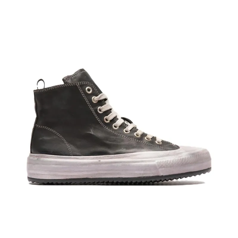 Officine Creative Mes High-Top Skateboard Shoes Women's Black-1