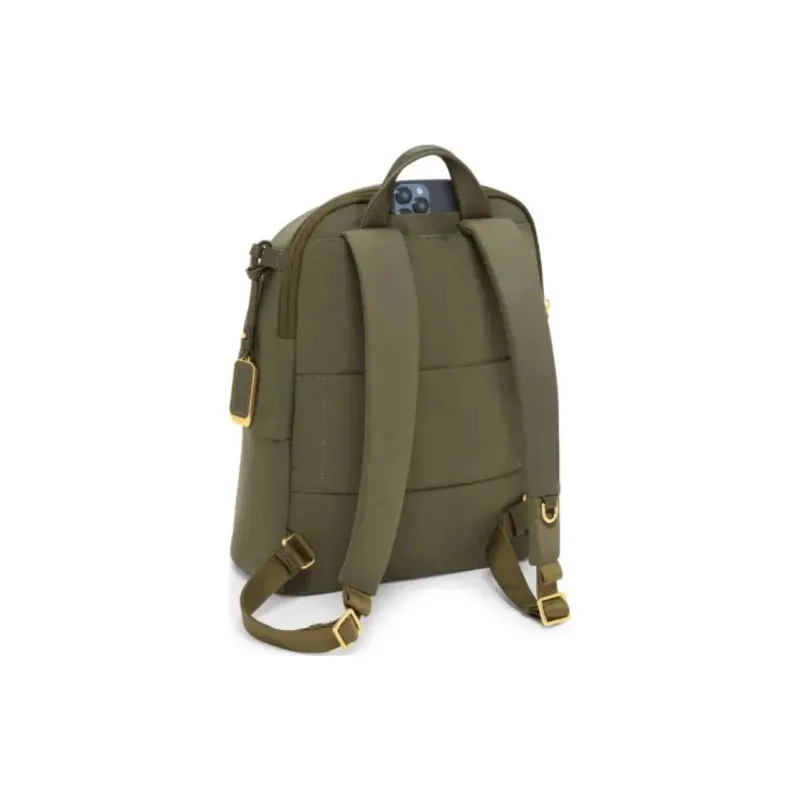 TUMI Nylon Backpack Unisex Olive Green-1