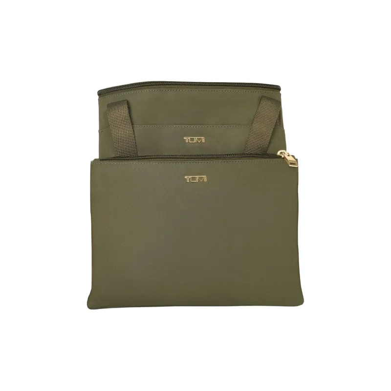 TUMI Voyageur Nylon Tote Bag Shopping Bag Handbag Women's Olive Green-2