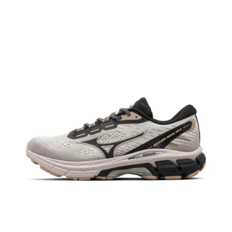Mizuno NOVA MIX Anti Slip Wear Resistant Low Top Running Shoes Unisex Gray-0
