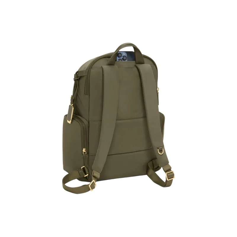TUMI Voyageur Nylon Backpack Unisex Olive Green-3