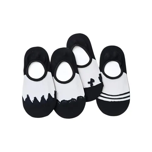 Caramella No Show Socks Women's 4 Pack