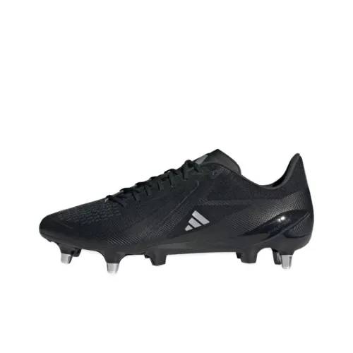 Adidas Adizero Soccer Shoes Unisex Low-Top Core Black / Zero Metal Color / Cloud White