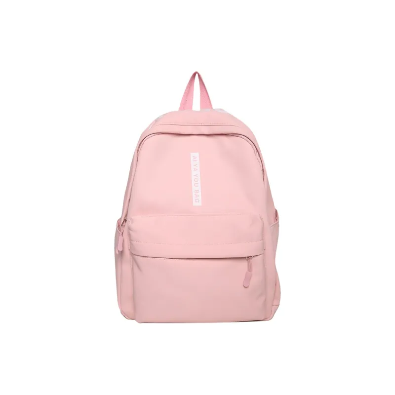 Cwatcun Nylon Backpack Regular Women's White/Pink/Black/Yellow/Purple-4