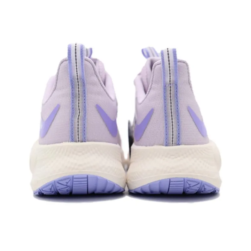 361° Wear-Resistant Low-Top Casual Running Shoes Women's White Purple-3