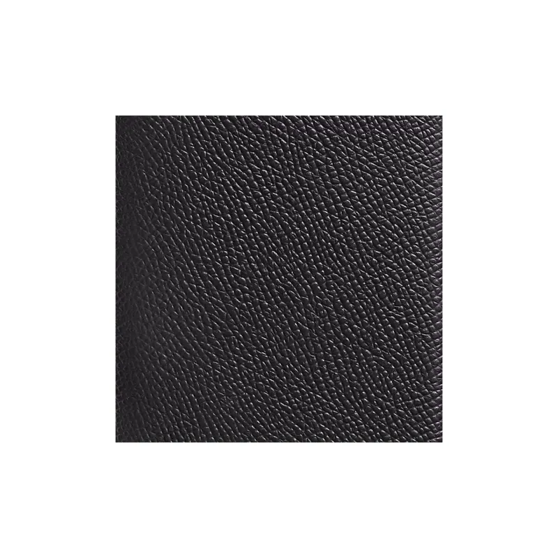 HERMES Calvi Epsom Calfskin Wallets Card Holders Unisex 88 Graphite Graphite Gray-3