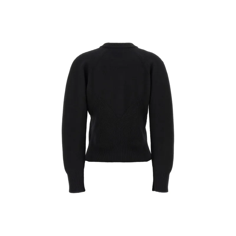 Alexander McQueen Chevron Corset Crewneck Jumper-1