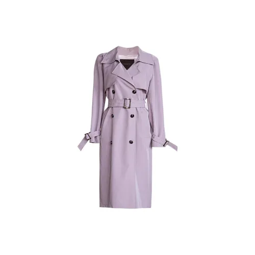 ROEYSHOUSE Trench Coats Women's Light Purple