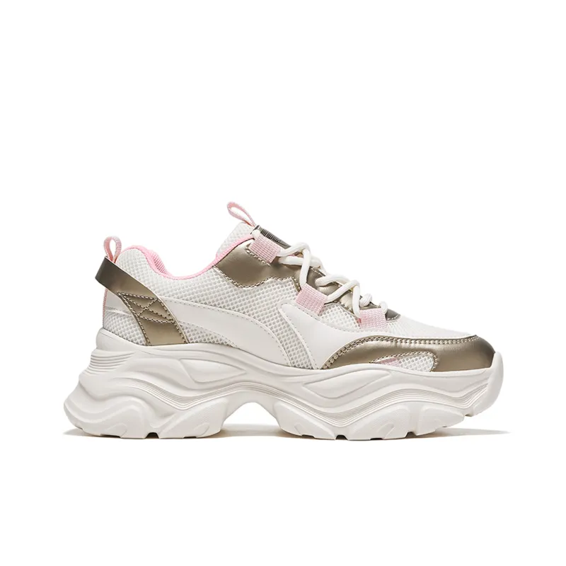 Feiyue Anti-Slip Wear-Resistant Low-Top Chunky Sneakers Women's-13