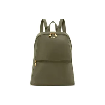 TUMI Nylon Backpack Women's Olive Green