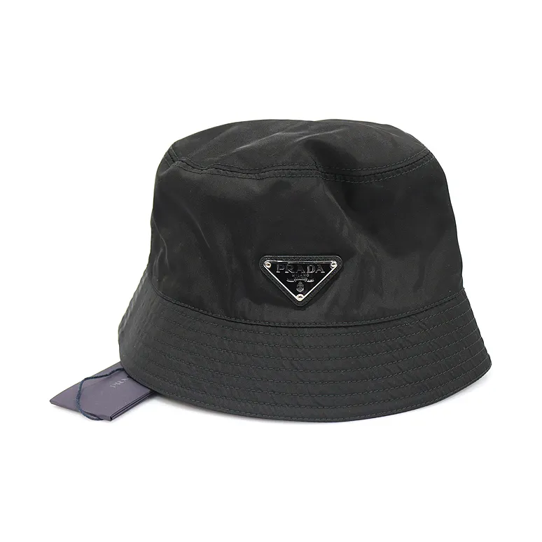 PRADA Nylon Bucket Hats Women's Black-0