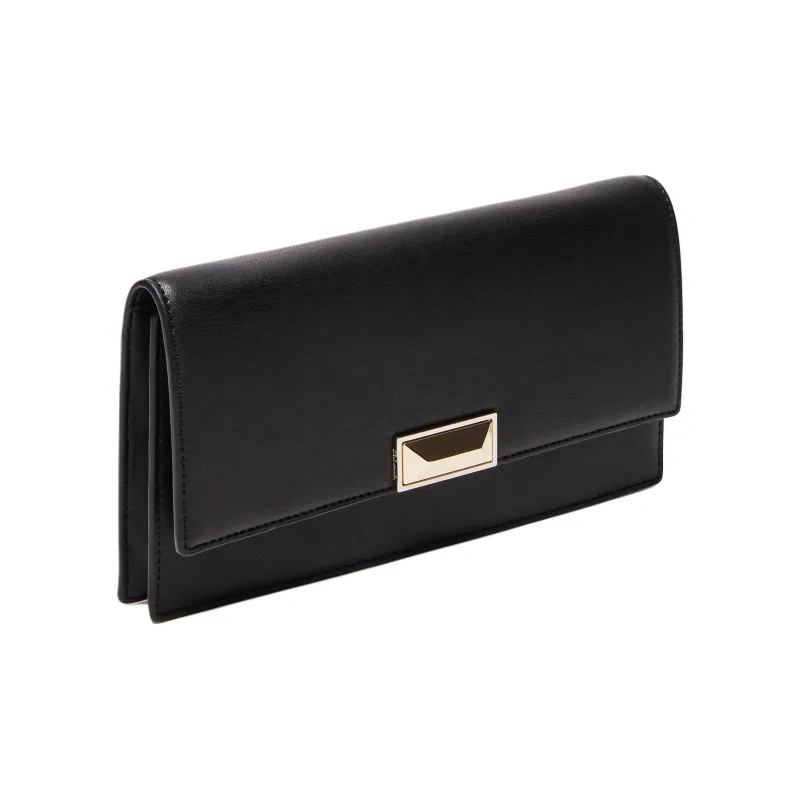 STEVE MADDEN Synthetic Material One Shoulder Crossbody Clutches Women's Black-1
