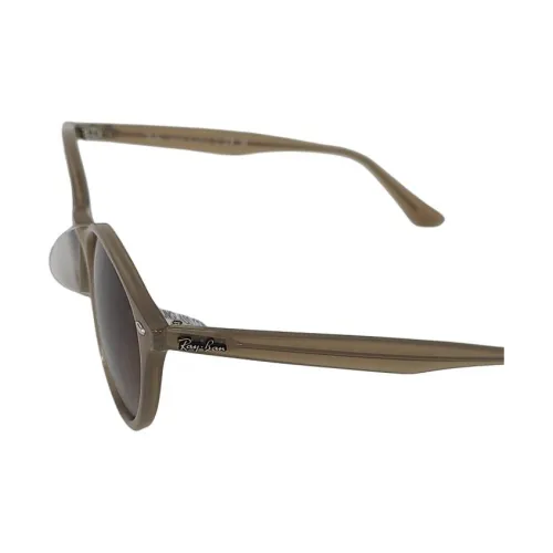 RayBan Acetate Oval Sunglasses Men's Brown