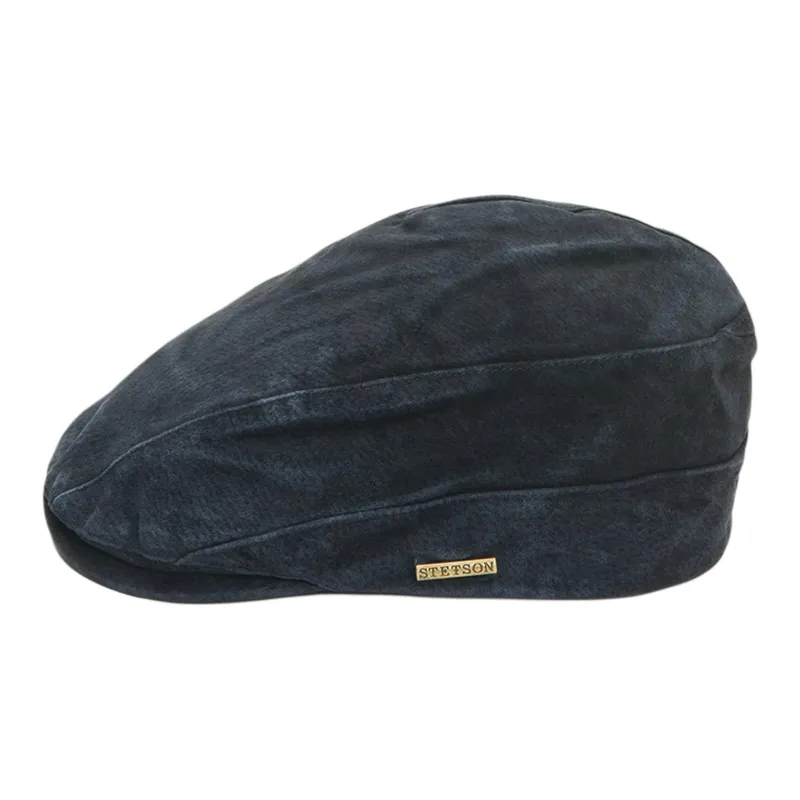 STETSON Leather Berets Unisex Black-2