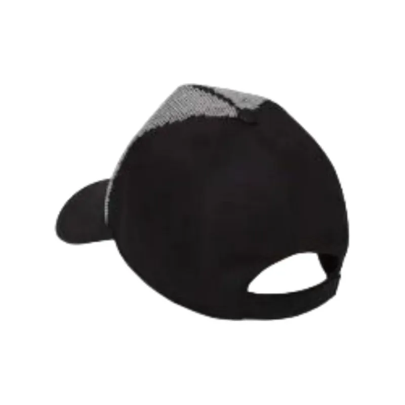 PRADA Recycled Nylon Baseball Caps Unisex Black-1