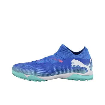 PUMA FUTURE 7 MATCH Anti Slip Wear Resistant Soccer Shoes Men's Blue Green