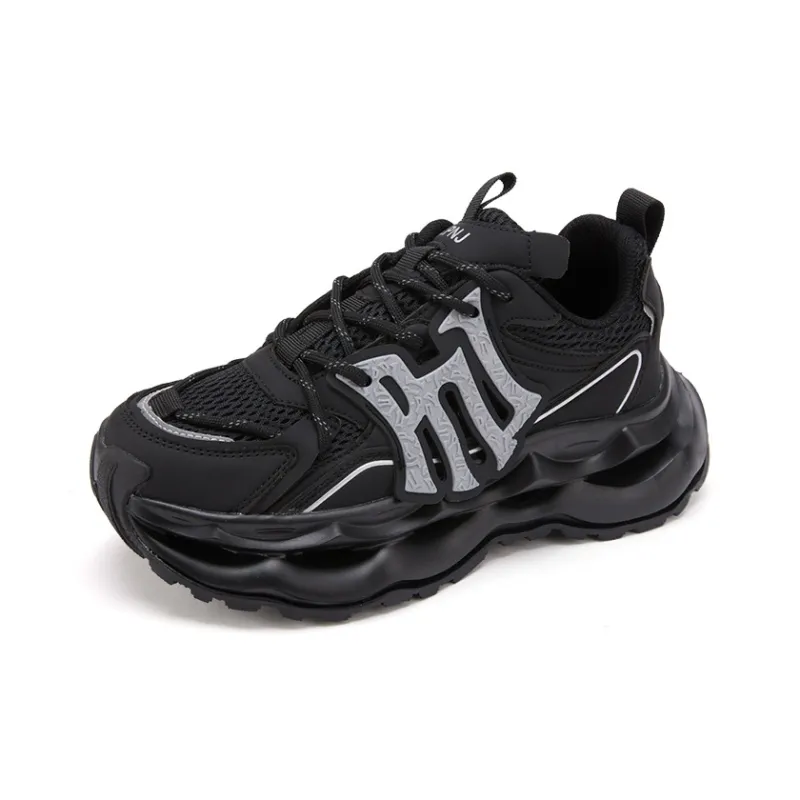 Pnj Slip Resistant, Abrasion Resistant, Breathable Coverage Low Top Chunky Sneakers Unisex-1