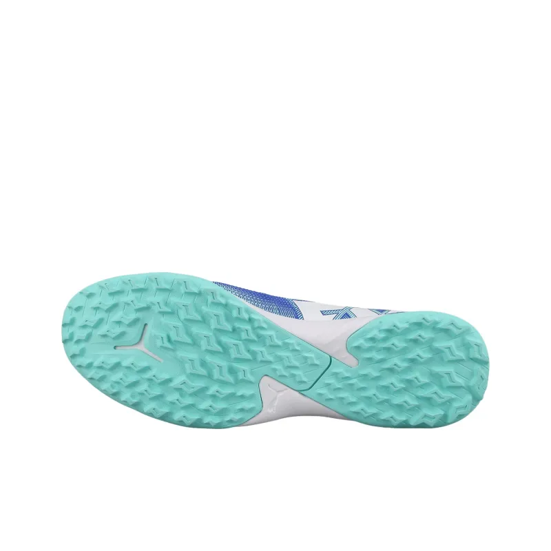 PUMA FUTURE 7 MATCH Anti Slip Wear Resistant Soccer Shoes Men's Blue Green-4
