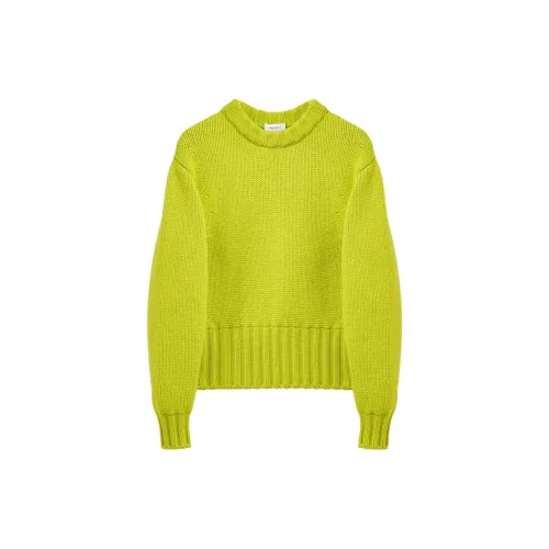 Alexander McQueen Sweaters Women's Neon Yellow