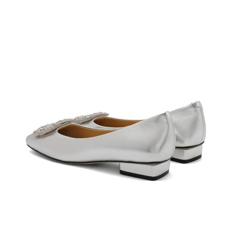 BELLE Women's Casual Shoes Women's Apricot/Silver/Black-9