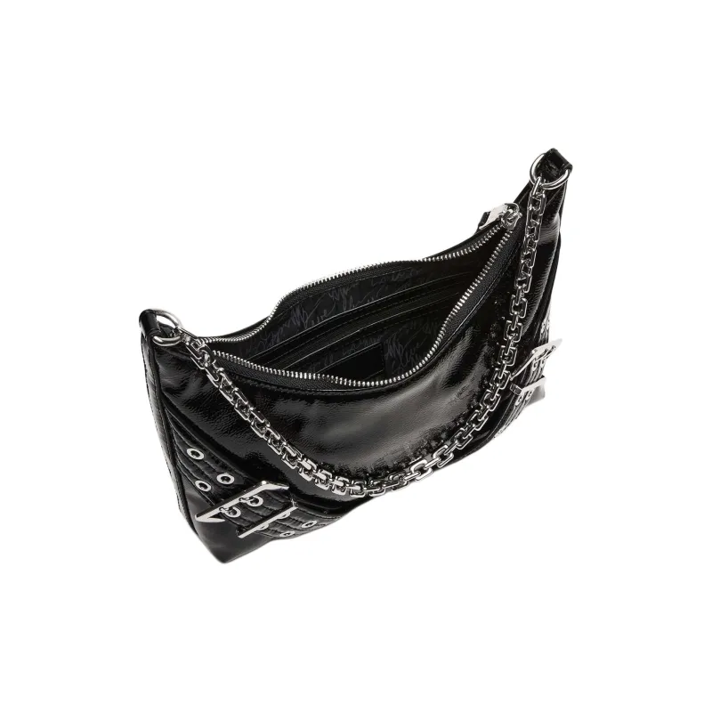STEVE MADDEN Synthetic Material Handbag Shoulder Bag Women's Black-3