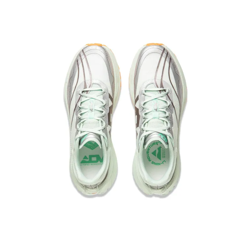 LINING Running Shoes Men Low Top Ice Cream Green/Silver-3