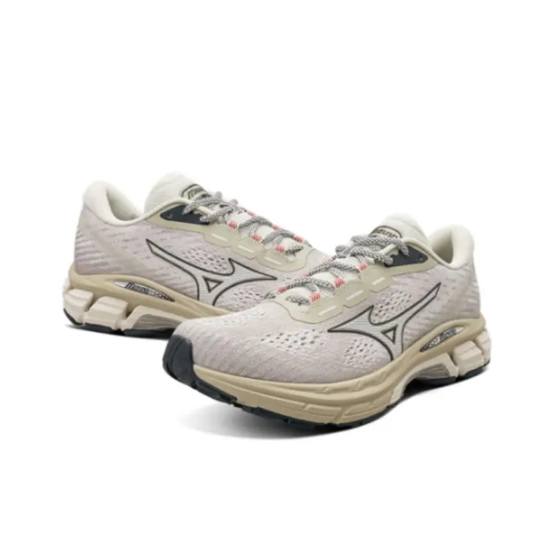 Mizuno NOVA MIX Cushioning Anti Slip And Wear Resistant Low Top Running Shoes Unisex Gray White-2