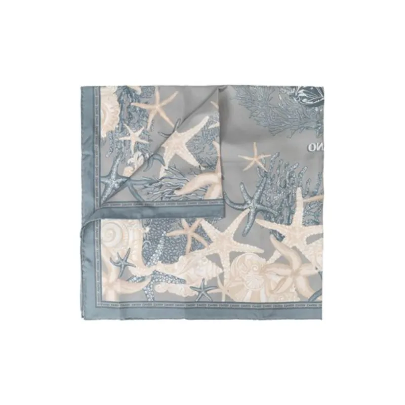 VERSACE Seahorse Printed Foulard-1