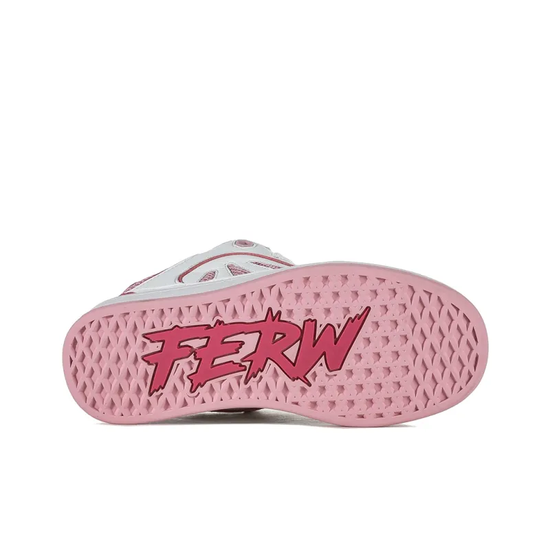 FERW Supertide Pink Mist Coverage Anti Slip And Wear Resistant Breathable Low Top Skateboard Shoes Unisex-5