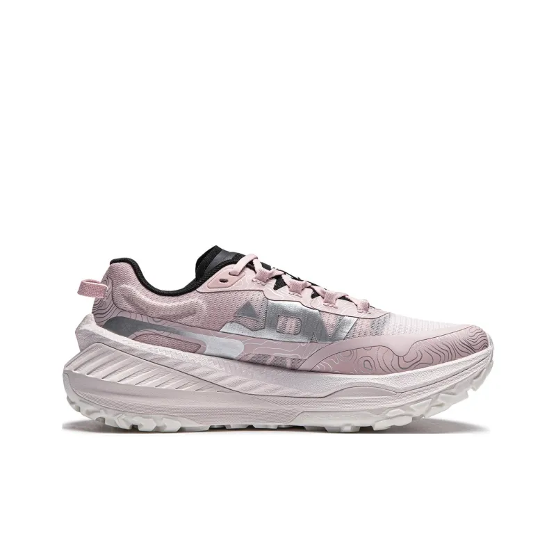 LiNing Dilu Cushioning Anti Slip And Wear Resistant Support Rebound Low Top Running Shoes Women's Gray-1