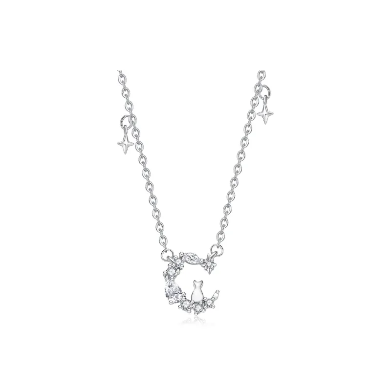 Asia Star Sterling Silver Necklaces Women's-0