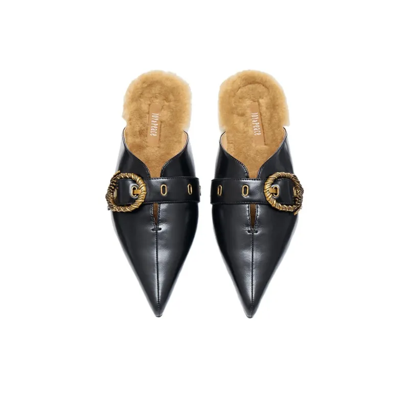 Joypeace Rubber Sole Slip Resistant Abrasion Resistant Closed Toe Slippers Women's-3