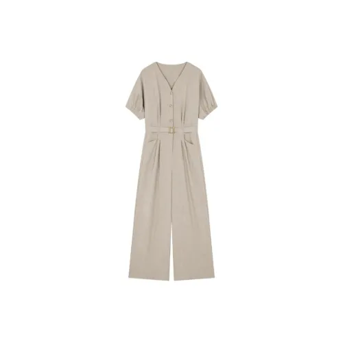 IHIMI Jumpsuits Women's Apricot