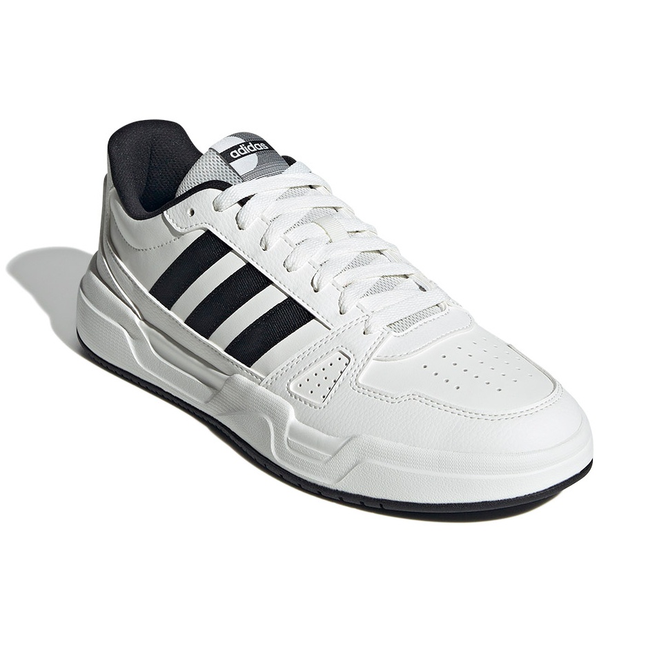 Adidas Skateboard Shoes Men Low Top White Black