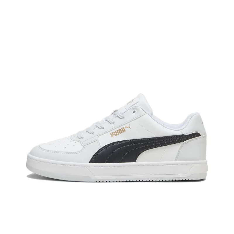 PUMA Caven 2.0 Anti Slip Wear Resistant Low Top Skateboard Shoes Unisex White Dense Gray Mist Silver-0