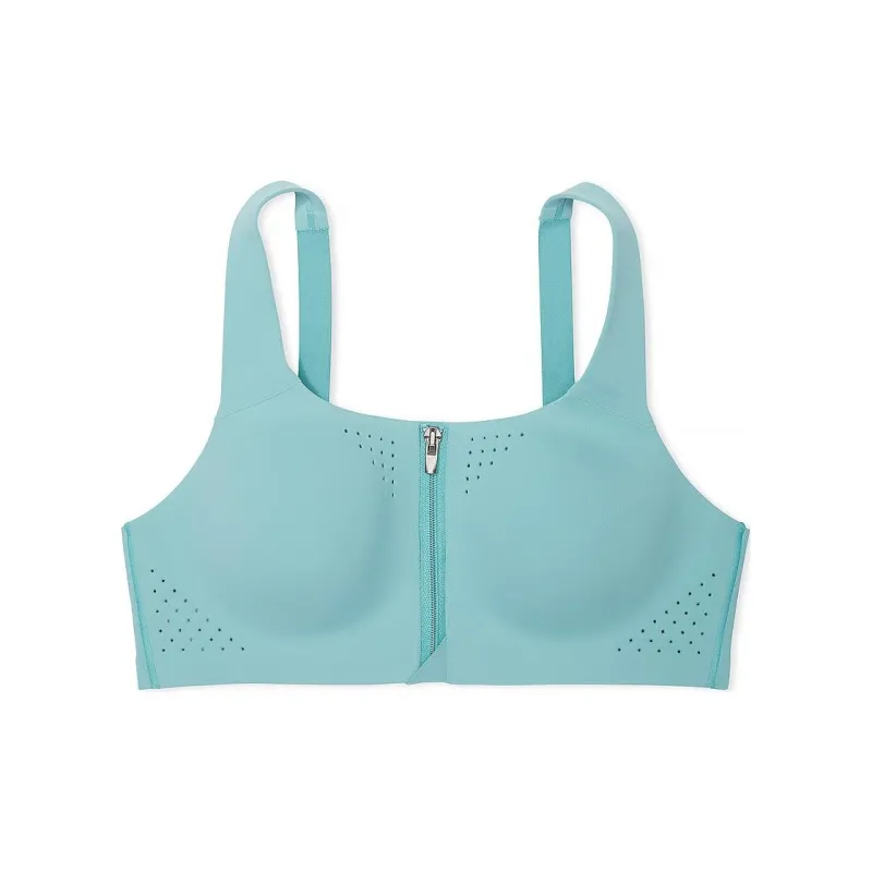Victoria's Secret Style! Featherweight Max Front-Close Sports Bra / F B Bra Women's Fountain Blue-0