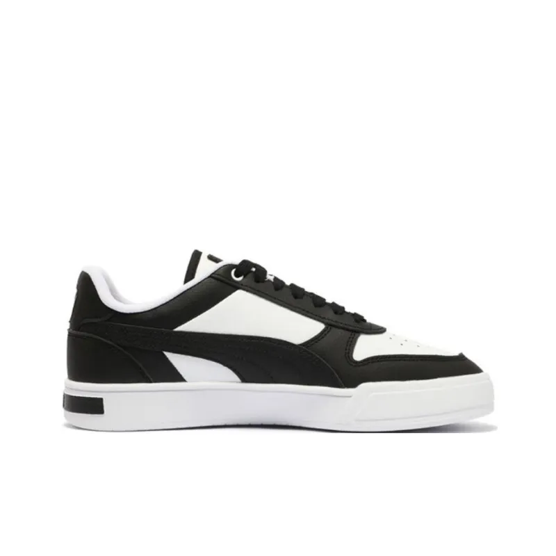 PUMA CAVEN DIME Anti Slip Wear Resistant Low Top Skateboard Shoes Unisex Black White-1