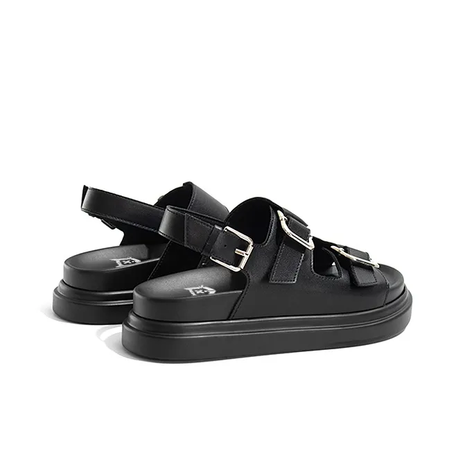Old Meow Everyday Outerwear Beach Sandals 4.5cm Women's Black-2