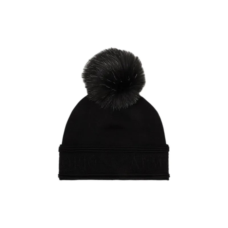 EMPORIO ARMANI Sheep Wool Beanies Women's Black-0