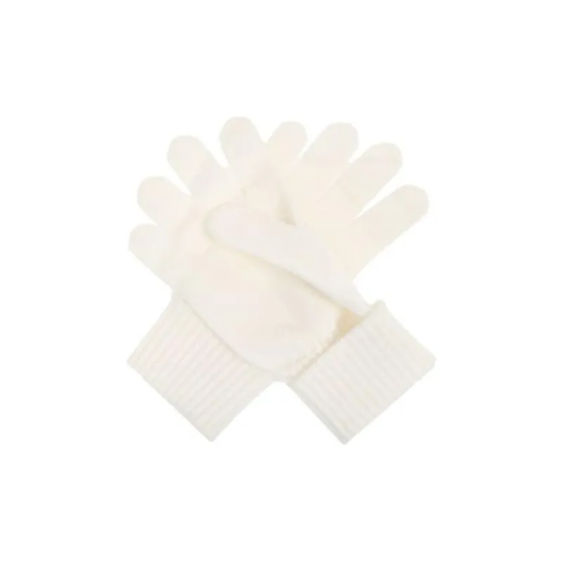 VERSACE Logo-Embroidered Knitted Gloves-1