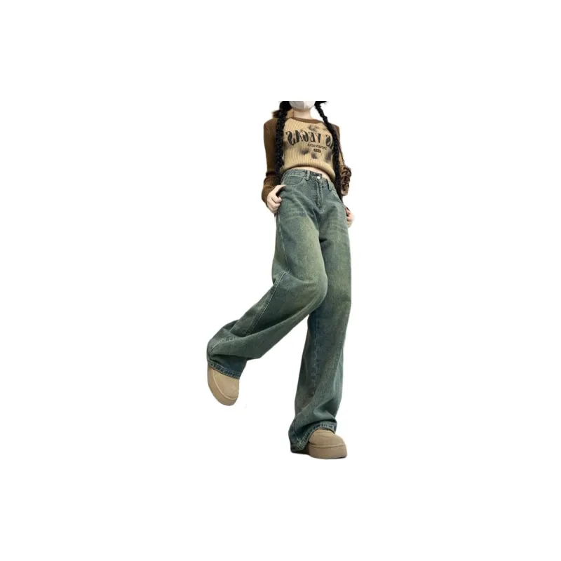 MGXEK Jeans Unisex Vintage Blue-1